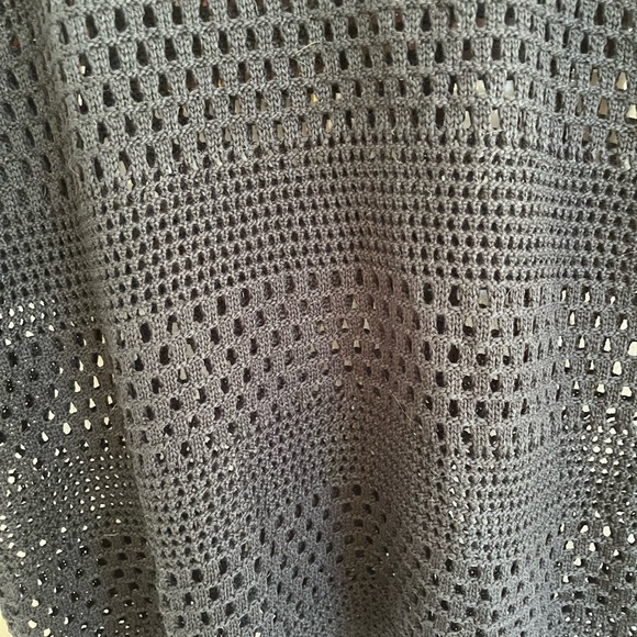 Anrabess Black Open Crochet Top - Picture 4 of 10